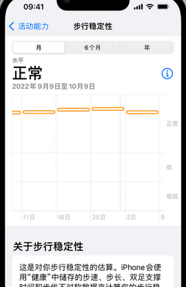 潭牛镇iPhone手机维修如何在iPhone开启'步行稳定性通知'