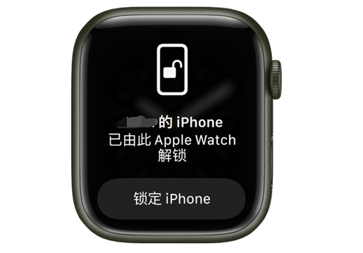 潭牛镇苹果手机维修分享用 AppleWatch 解锁配备面容 ID 的 iPhone方法 