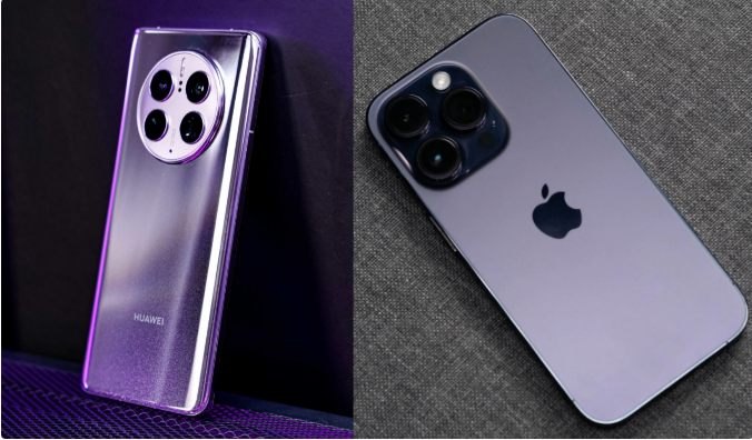 潭牛镇苹果14维修分享华为Mate50与iPhone14哪个好？ 