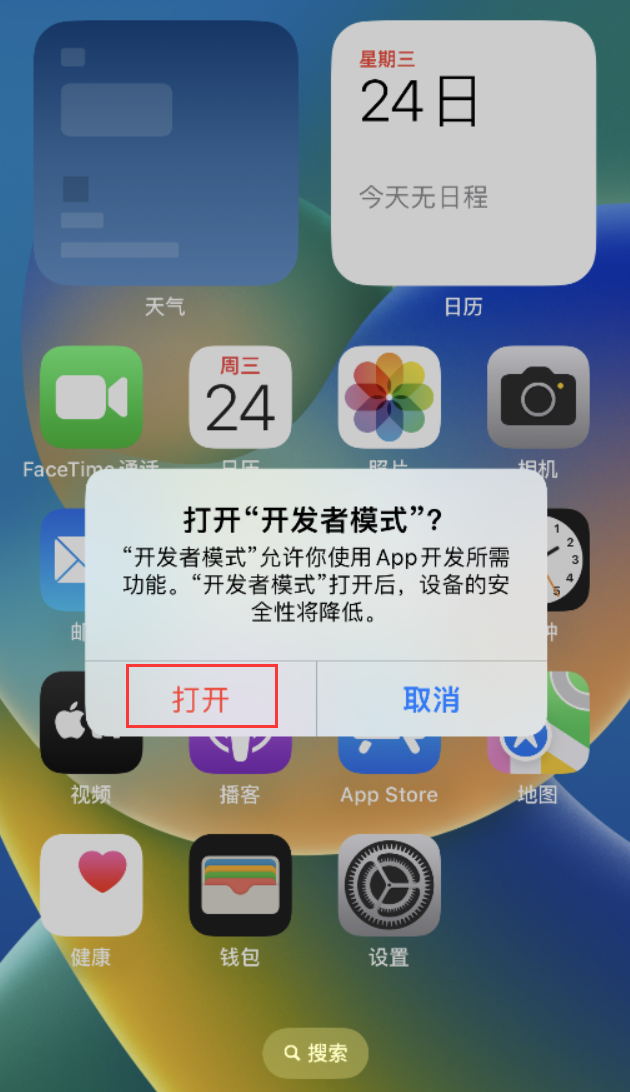 潭牛镇苹果手机维修分享如何打开开发者模式 