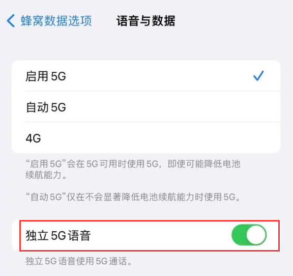 潭牛镇苹果14维修分享iPhone 14 Pro如何开启VoNR 